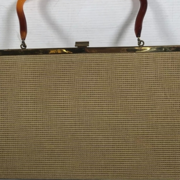 SOURE’ 1950s Beaded Handbag – Jeweled Rose Embellished Vintage Top Handle Purse - Picture 11 of 14